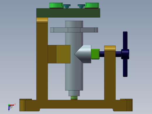 总泵缸体加工工艺及钻φ10.5孔夹具设计【方案3】【含三维】俯视缩略图