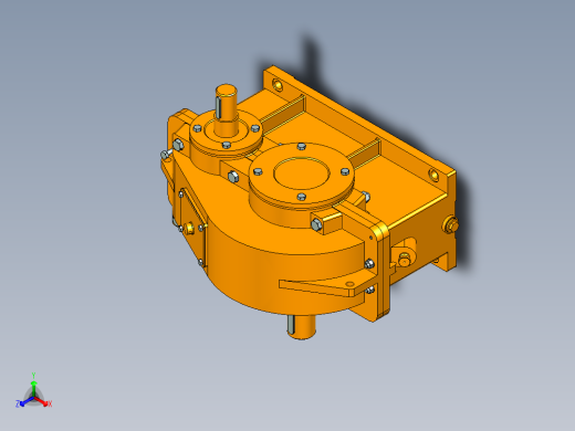 一级圆柱斜齿轮减速器设计带三维加二维含说明书