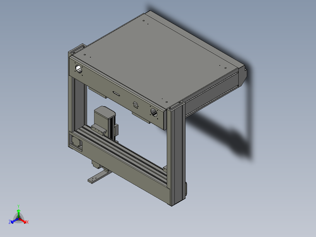 同步带桌面式平台B5331-57步进主视图