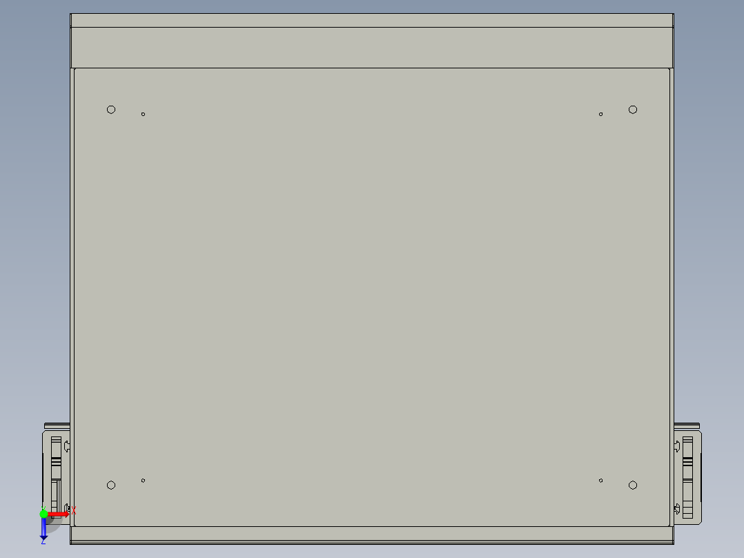 同步带桌面式平台B5331-57步进俯视图
