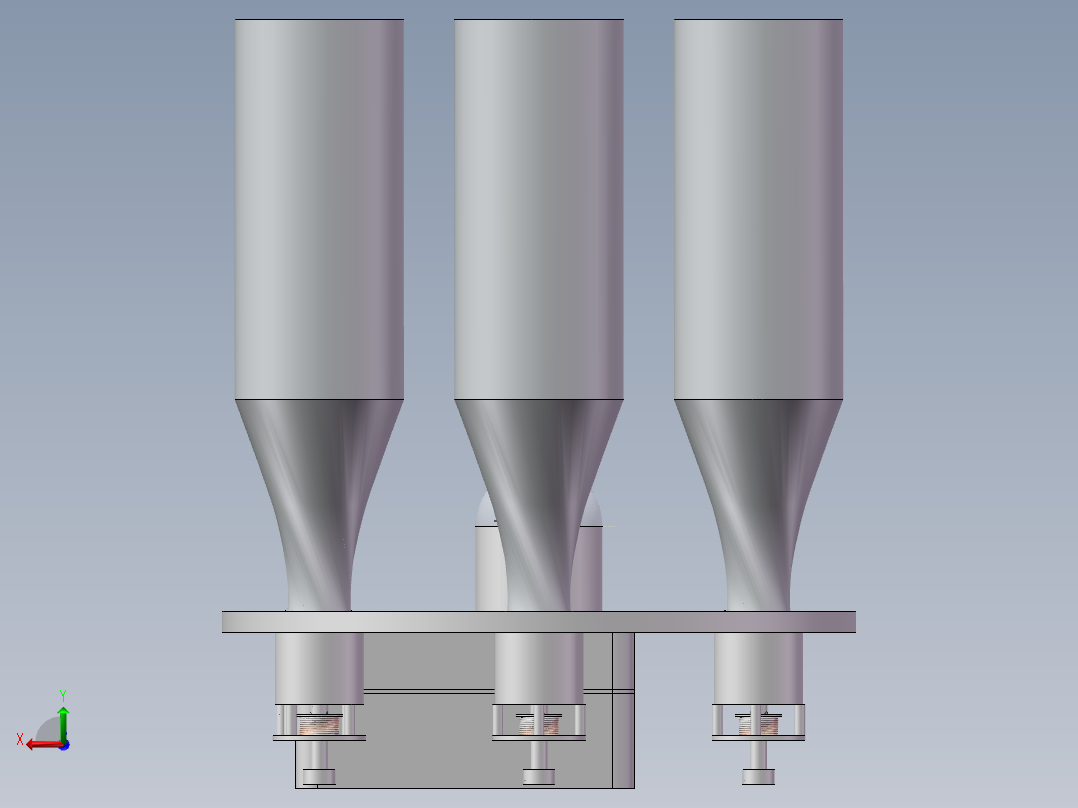 啤酒灌装机后视图