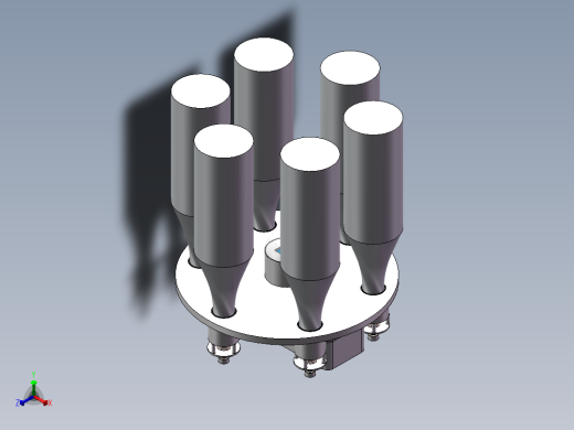 啤酒灌装机正等轴测缩略图