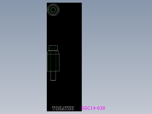 彈簧導梢SGC-2D多系列多零件图纸模型