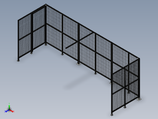 围栏正等轴测缩略图