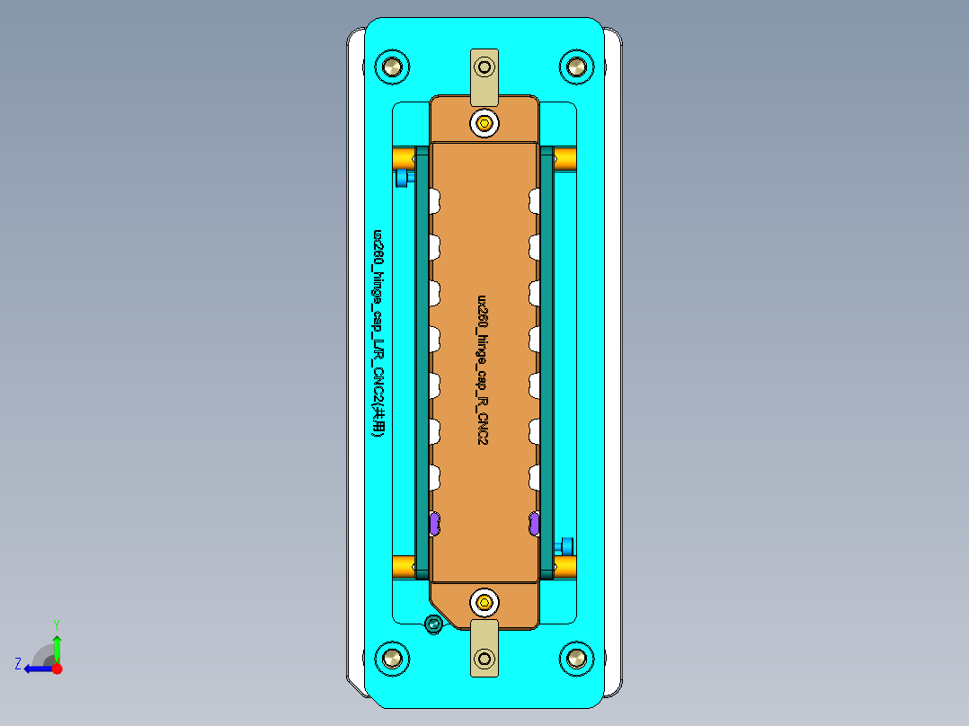 UX260-HINGE CAP R  CNC2-20200303右视图