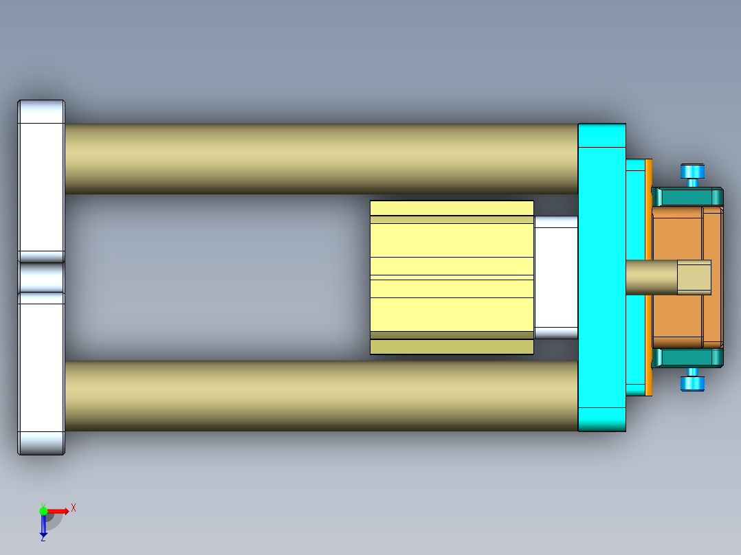 UX260-HINGE CAP R  CNC2-20200303俯视图