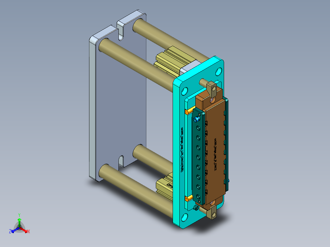 UX260-HINGE CAP R  CNC2-20200303正等轴测图