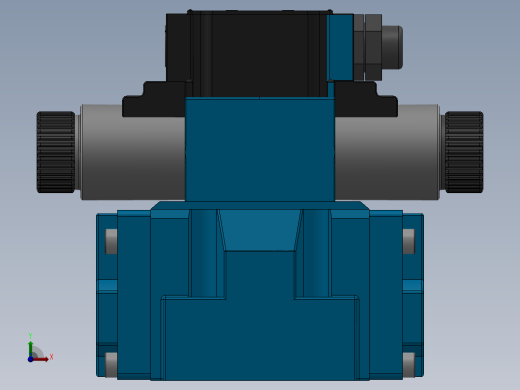 FWH-03直流线盒式电液换向阀右视缩略图
