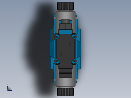 FWH-03直流线盒式电液换向阀俯视缩略图