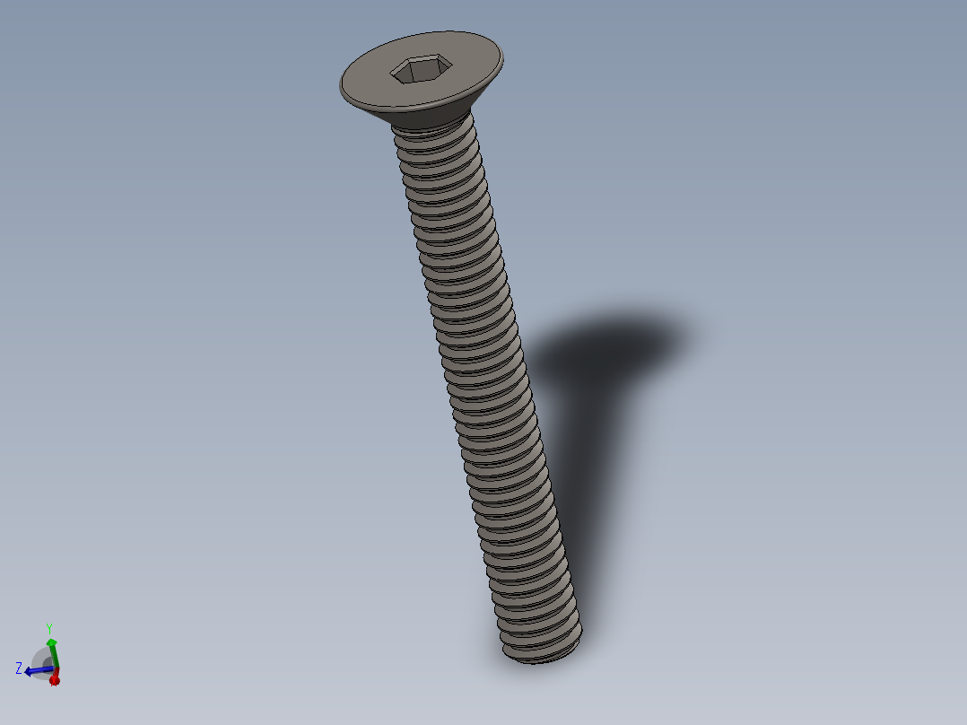 Screw_ISO_10642_M2x20_A2.SLDPRT主视图