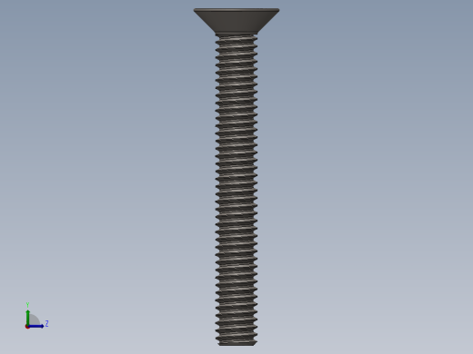 Screw_ISO_10642_M2x20_A2.SLDPRT左视缩略图