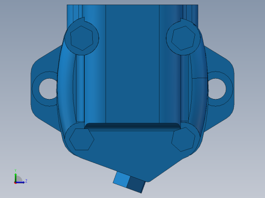 伊顿2K-195摆线液压马达平键标准轴左视缩略图