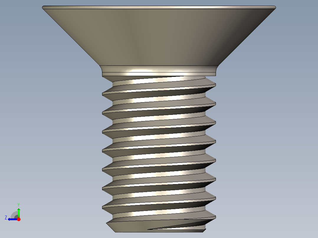 Screw_ISO_10642_M6x12_A2.STEP右视图