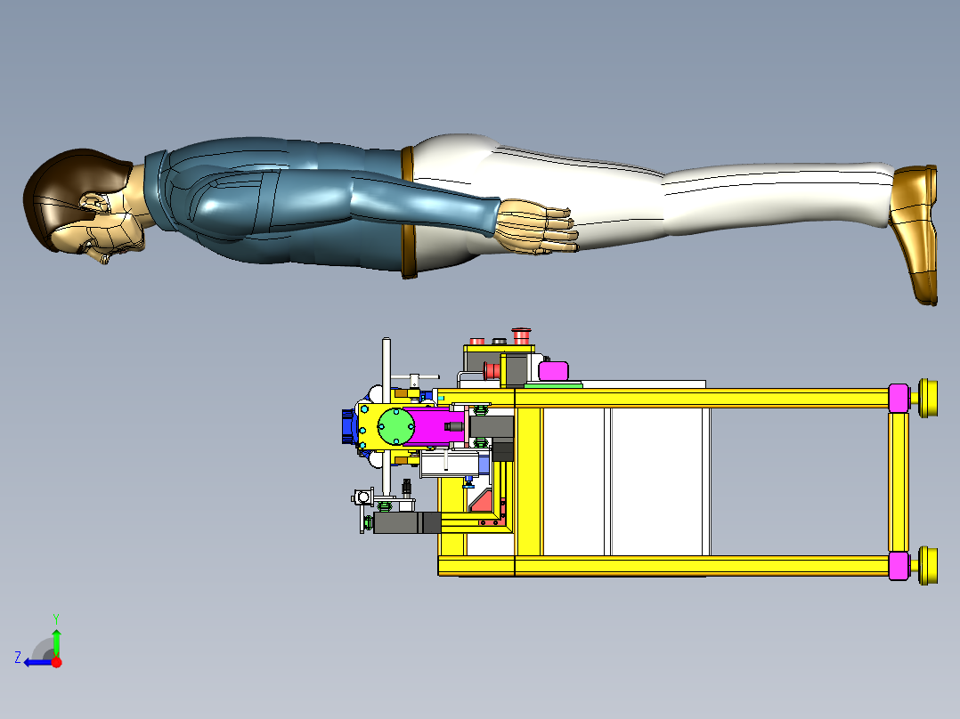 A0002585-绕线机在高压软管上缠绕保护螺旋右视图