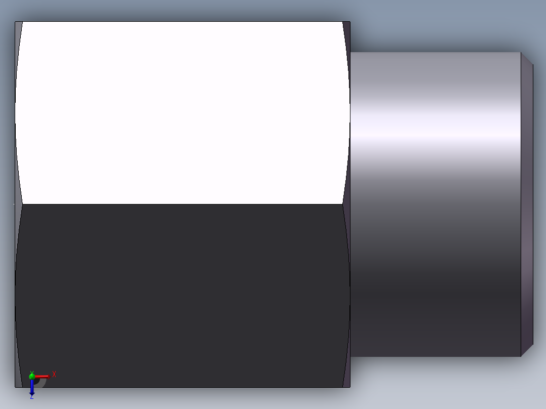 直通内螺纹接头、5DB-20-06俯视图