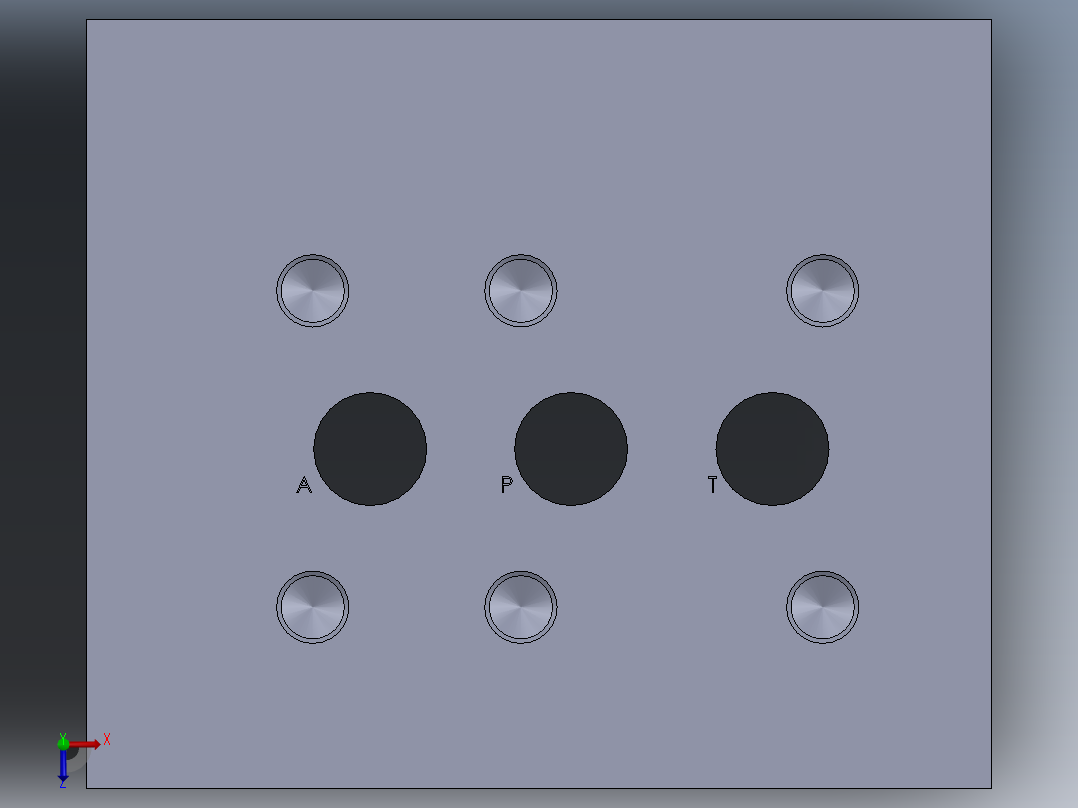 块（底板）- NG25俯视图