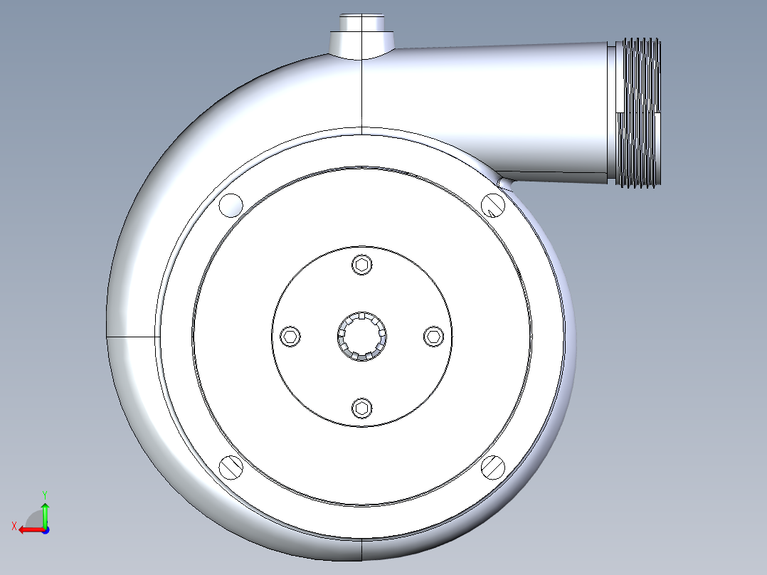 Wick 100G 高压消防泵后视图