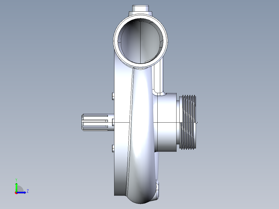 Wick 100G 高压消防泵左视图
