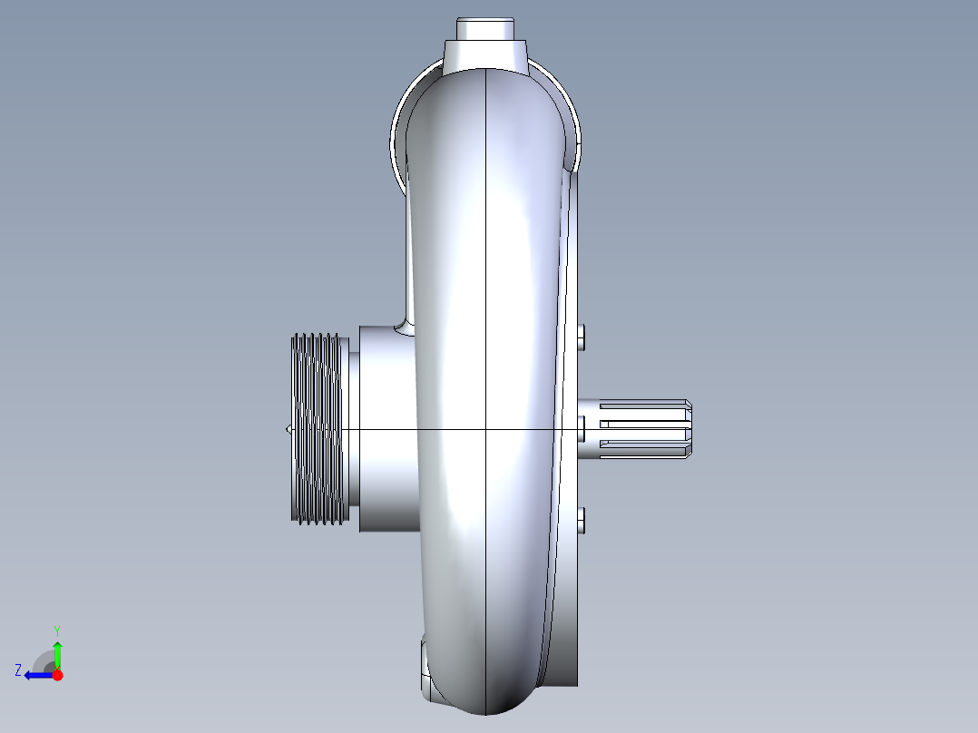 Wick 100G 高压消防泵右视图