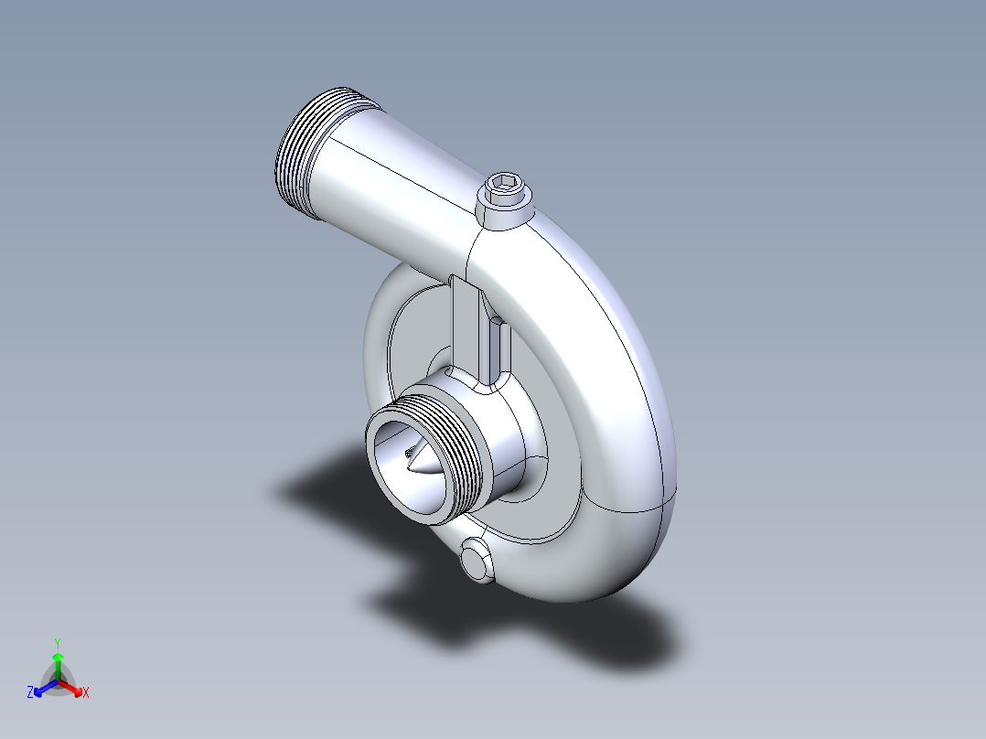Wick 100G 高压消防泵正等轴测图