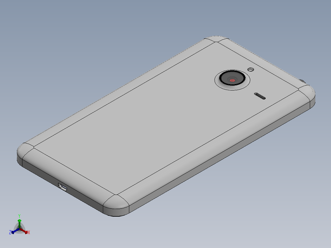 lumia 640 xl 11正等轴测图