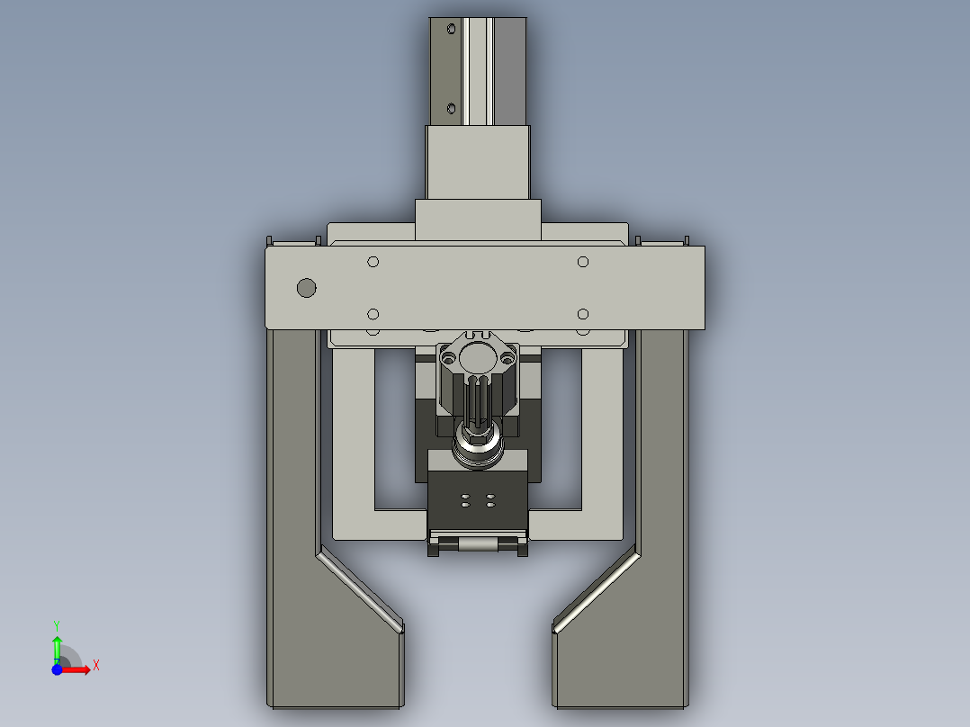 电容剪脚折弯折弯总成04-2前视图