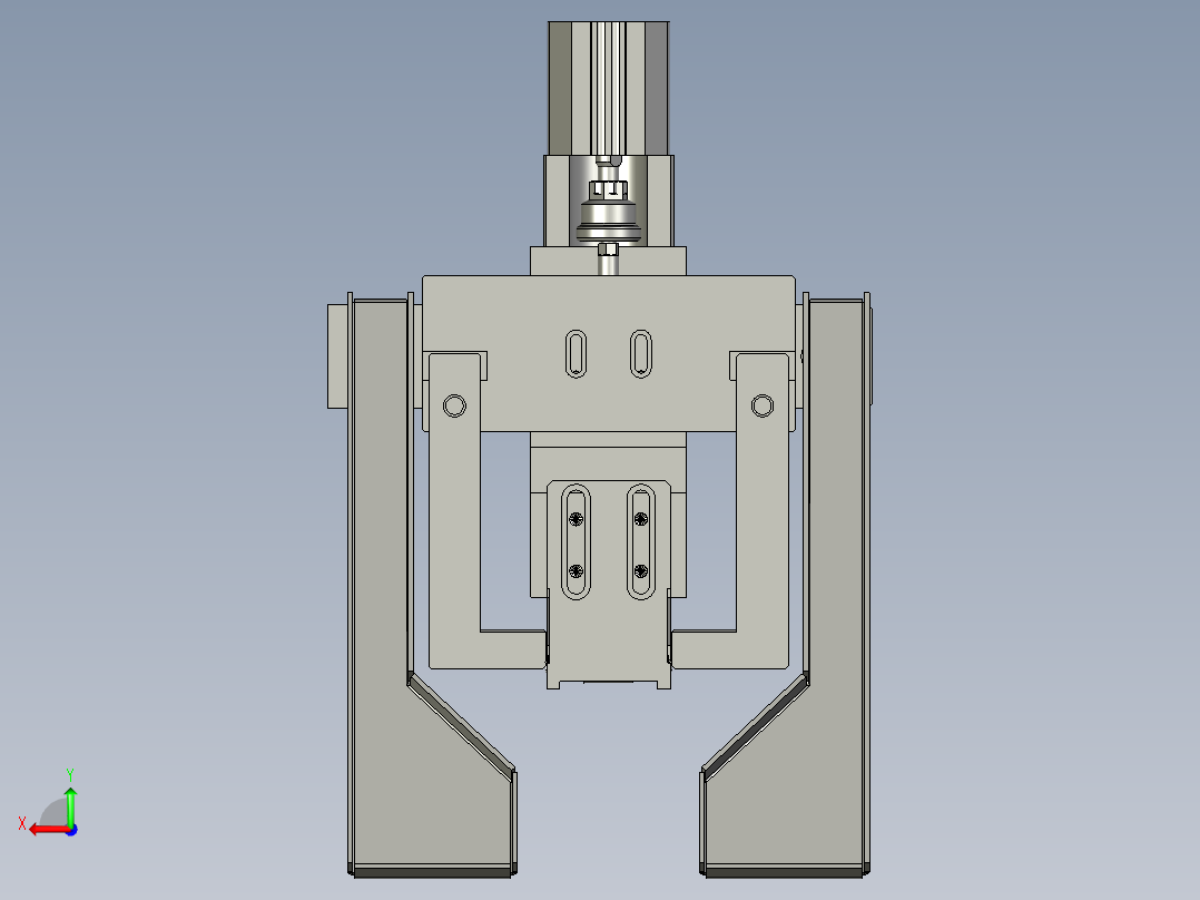 电容剪脚折弯折弯总成04-2后视图