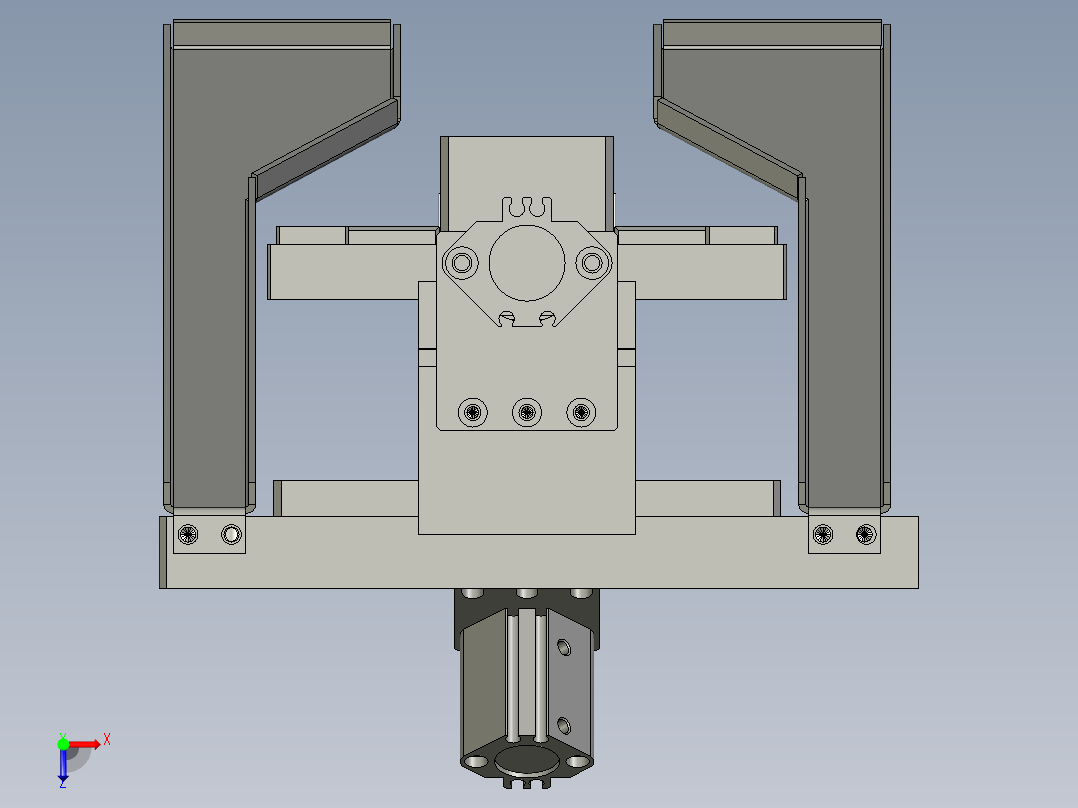 电容剪脚折弯折弯总成04-2俯视图