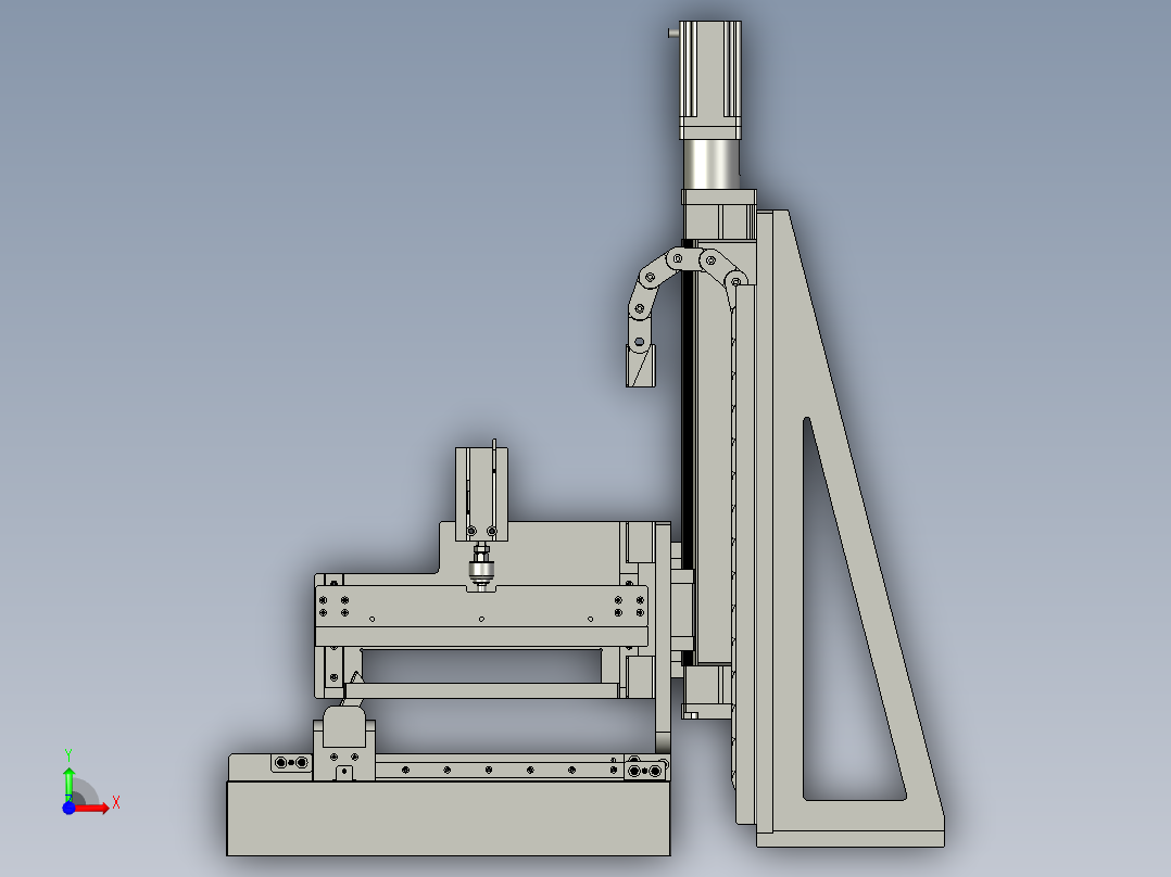 裁切膜移动模组q07前视图