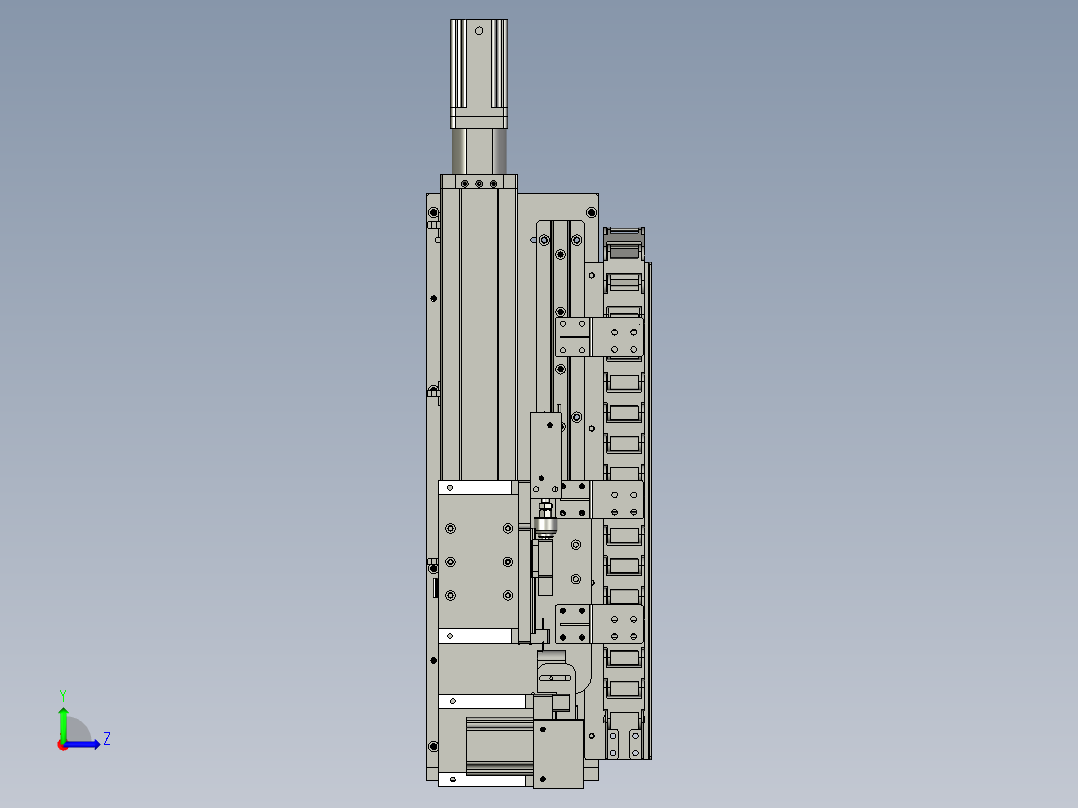 裁切膜移动模组q07左视图
