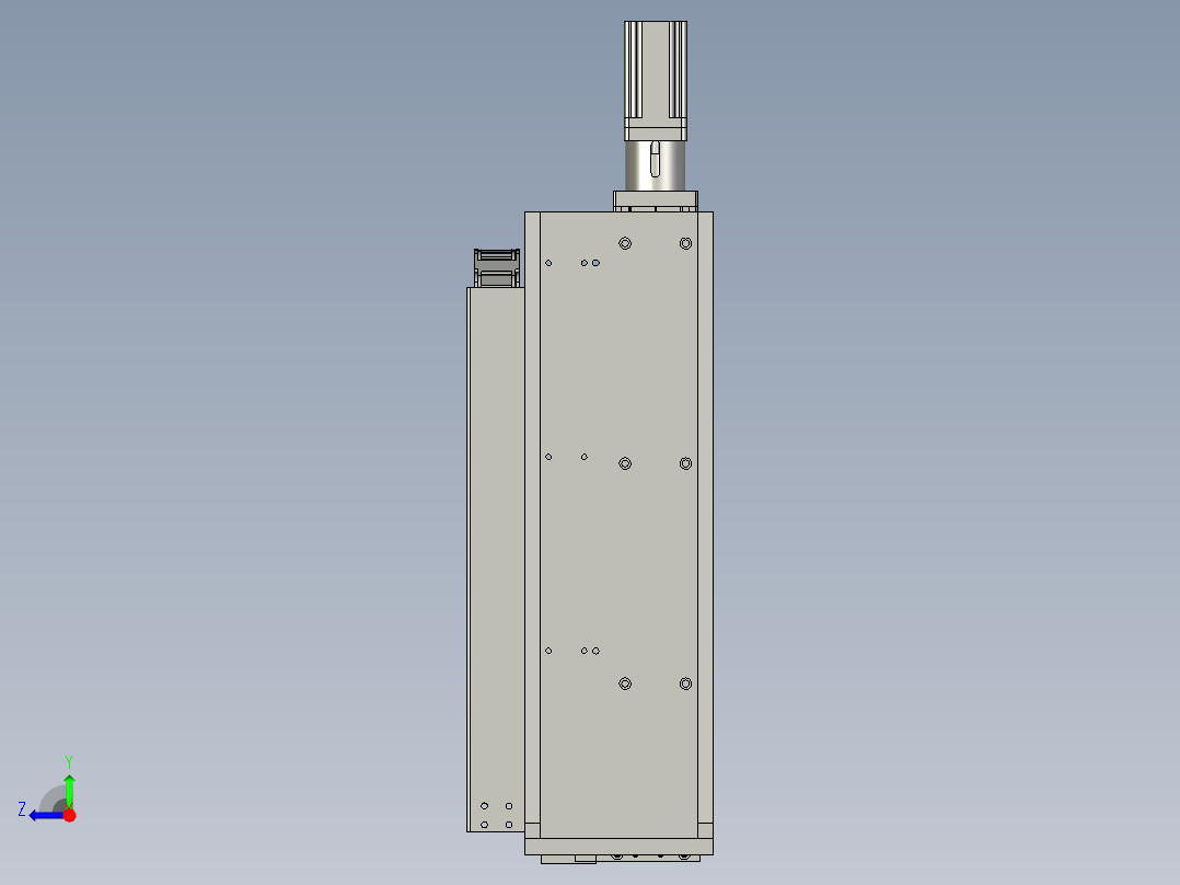 裁切膜移动模组q07右视图