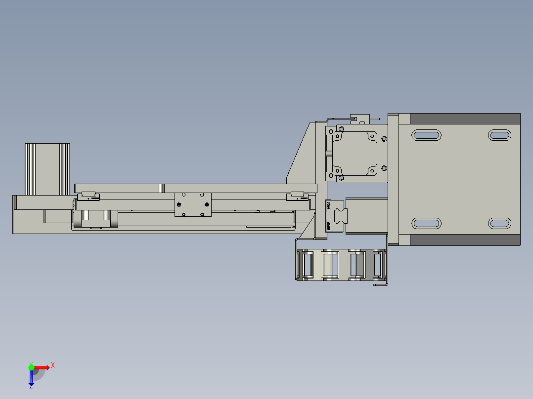 裁切膜移动模组q07俯视图