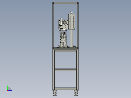 机械手的自动化送料检测系统左视缩略图