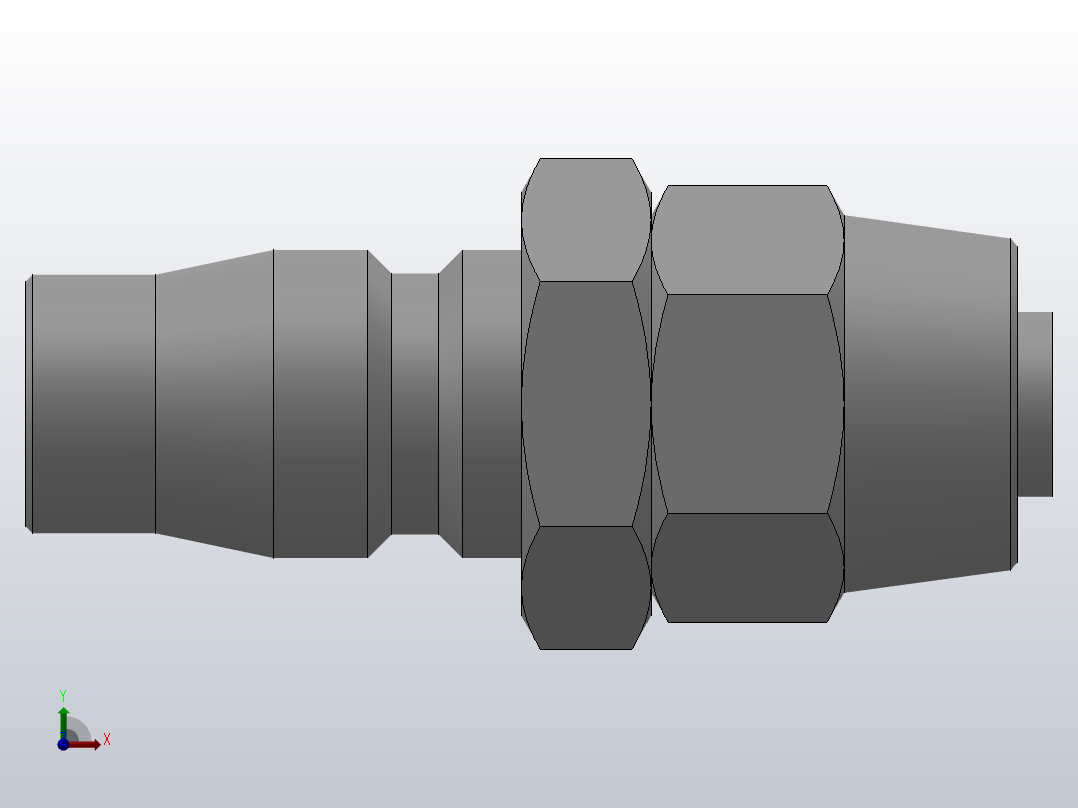 PA快换接头[PA803　] (2)前视图