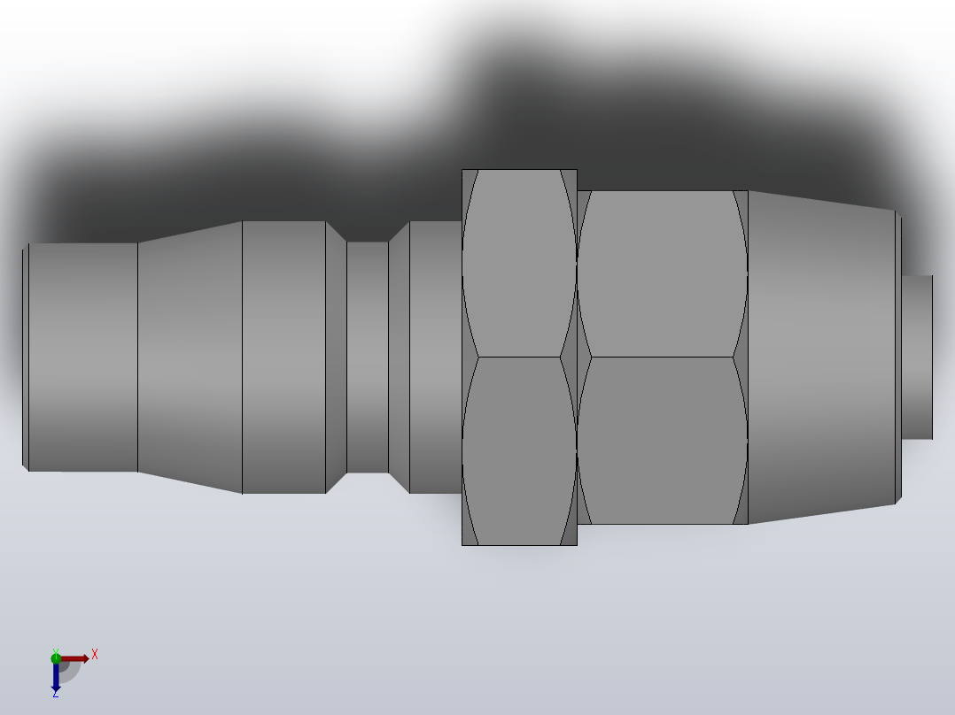 PA快换接头[PA803　] (2)俯视图