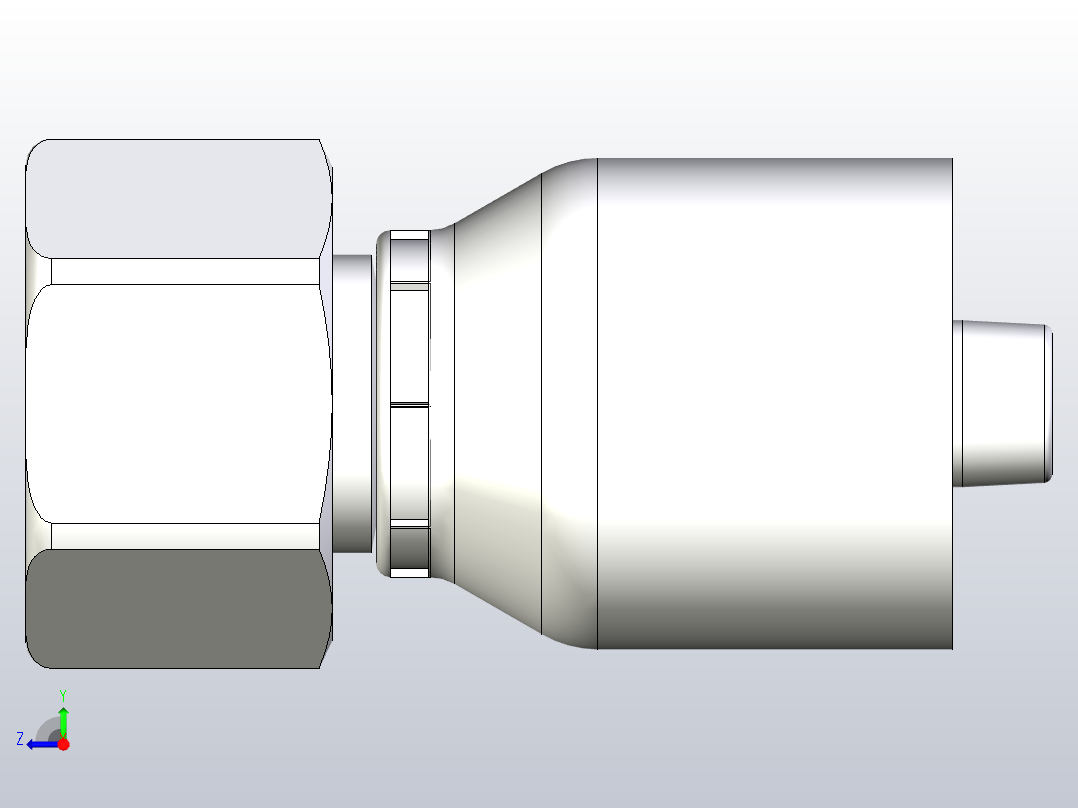标准液压接头1C643-14-6右视图