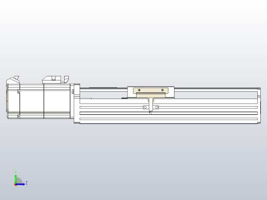 日规模组半封闭丝杆TPA-HNR-85D-1610C-L100-M-C-P20-N3左视缩略图
