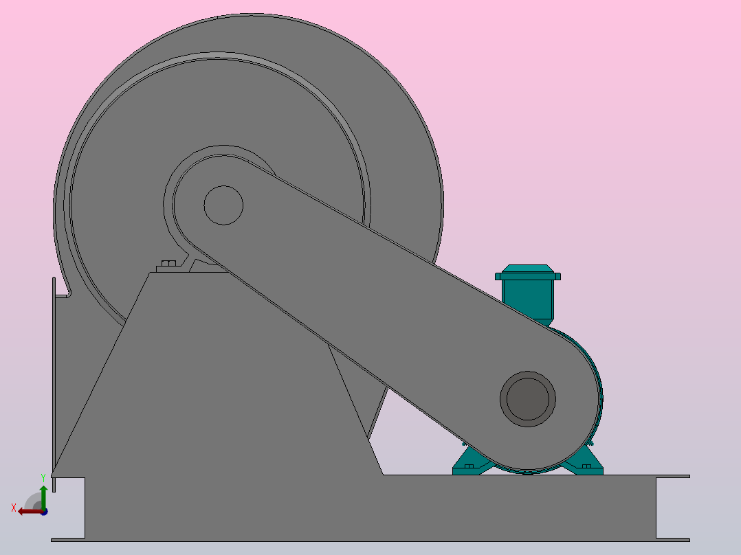 C4-68-13系列排尘离心通风机[8]后视图