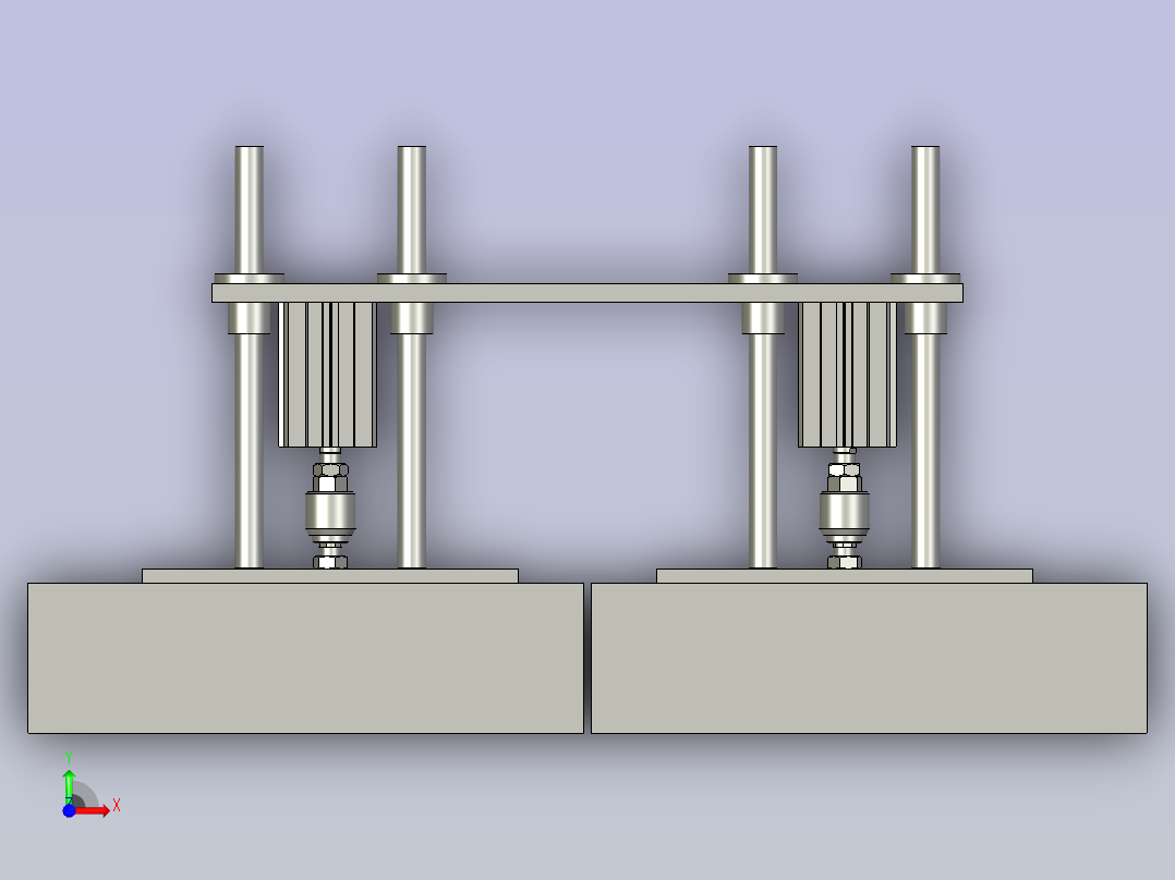 抓取机构前视图