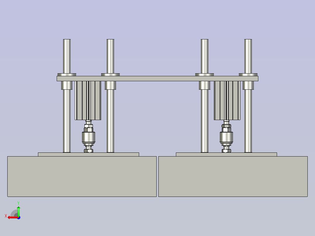 抓取机构后视图