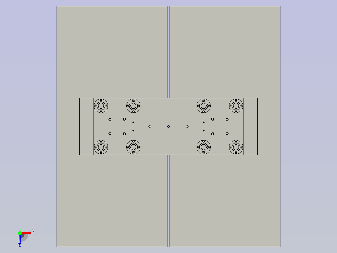 抓取机构俯视图