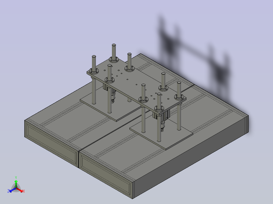 抓取机构正等轴测图