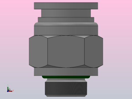 SSC-G 螺纹直通-G螺纹管接头_SSC12-G02前视缩略图