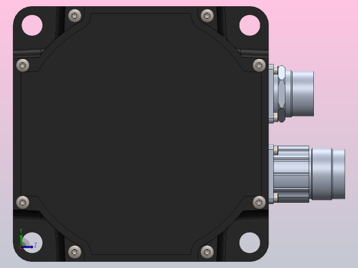 伺服电机模型左视缩略图
