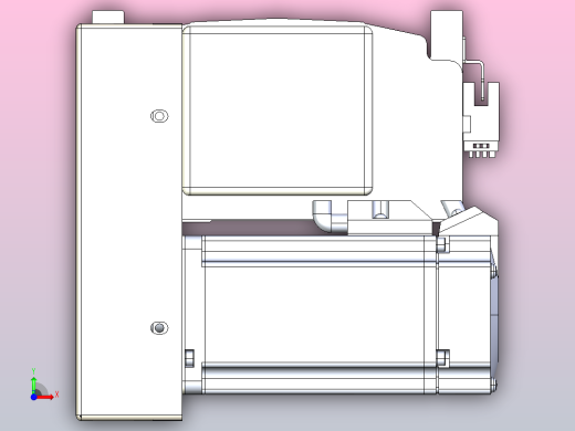 皮带直线轴半封闭可选导轨TPA-HNB-140D-120-L2200-LP-C-P40-N3前视缩略图
