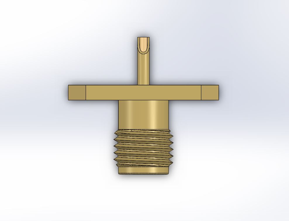SMA双孔法兰18 GHz连接器