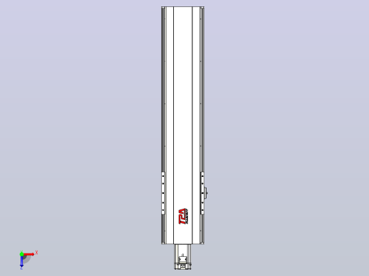 日规模组半封闭丝杆TPA-HNR-202D-2510C-L700-M-Y-P75-N3俯视缩略图