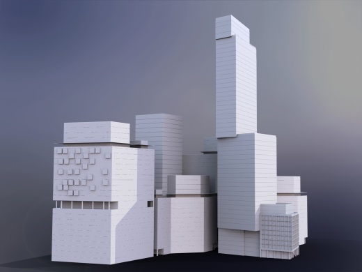 现代城市街区缩略图