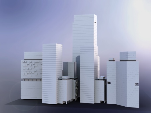 现代城市街区缩略图
