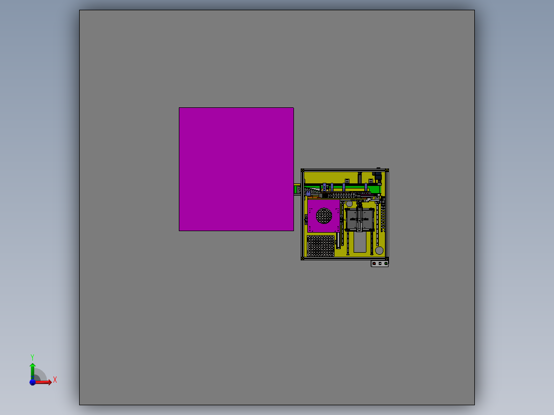 圆薄片自动装配设备sw20可编辑前视图
